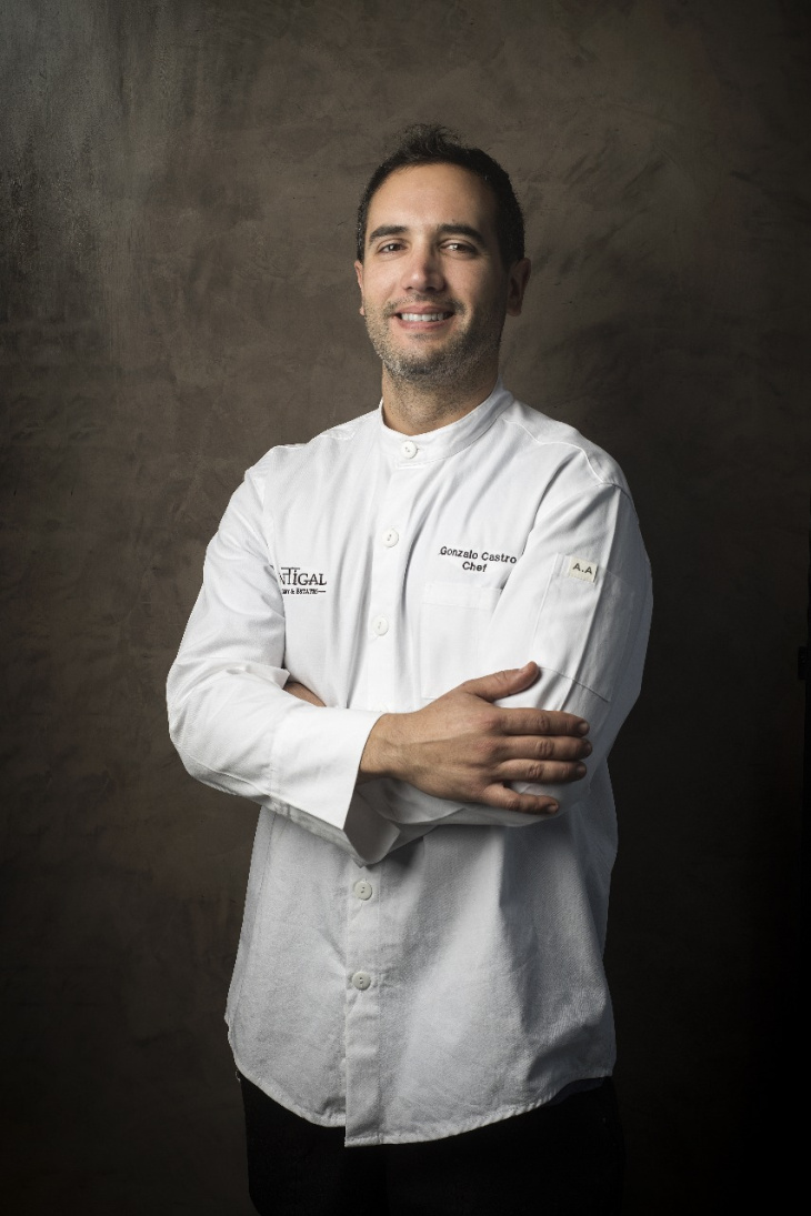 Gonzalo Castro, a cargo de la cocina de Antigal