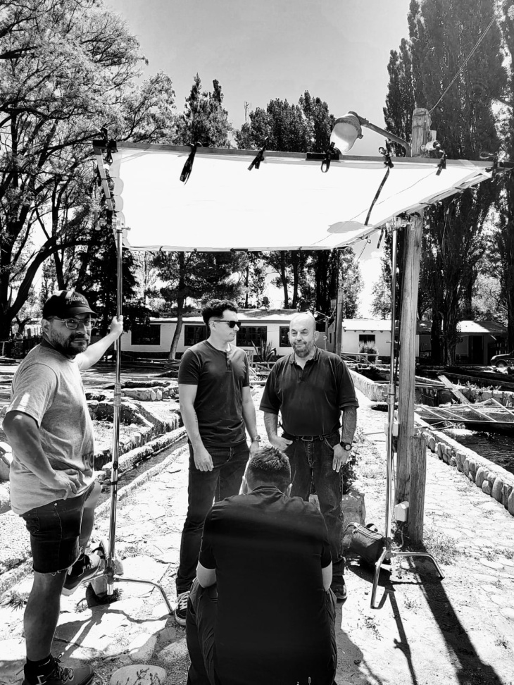 El trabajo de rodaje del documental